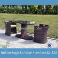 Outdoor Garden Rattan Dining Table en Stoel Set